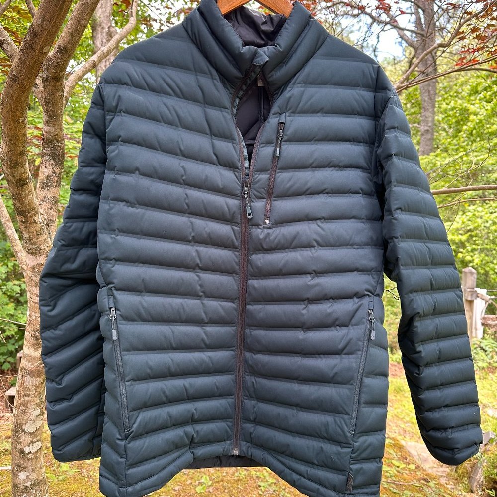 Mountain Hardware Down Duck Fill Three Season Jacket XL  Dark Blue Green